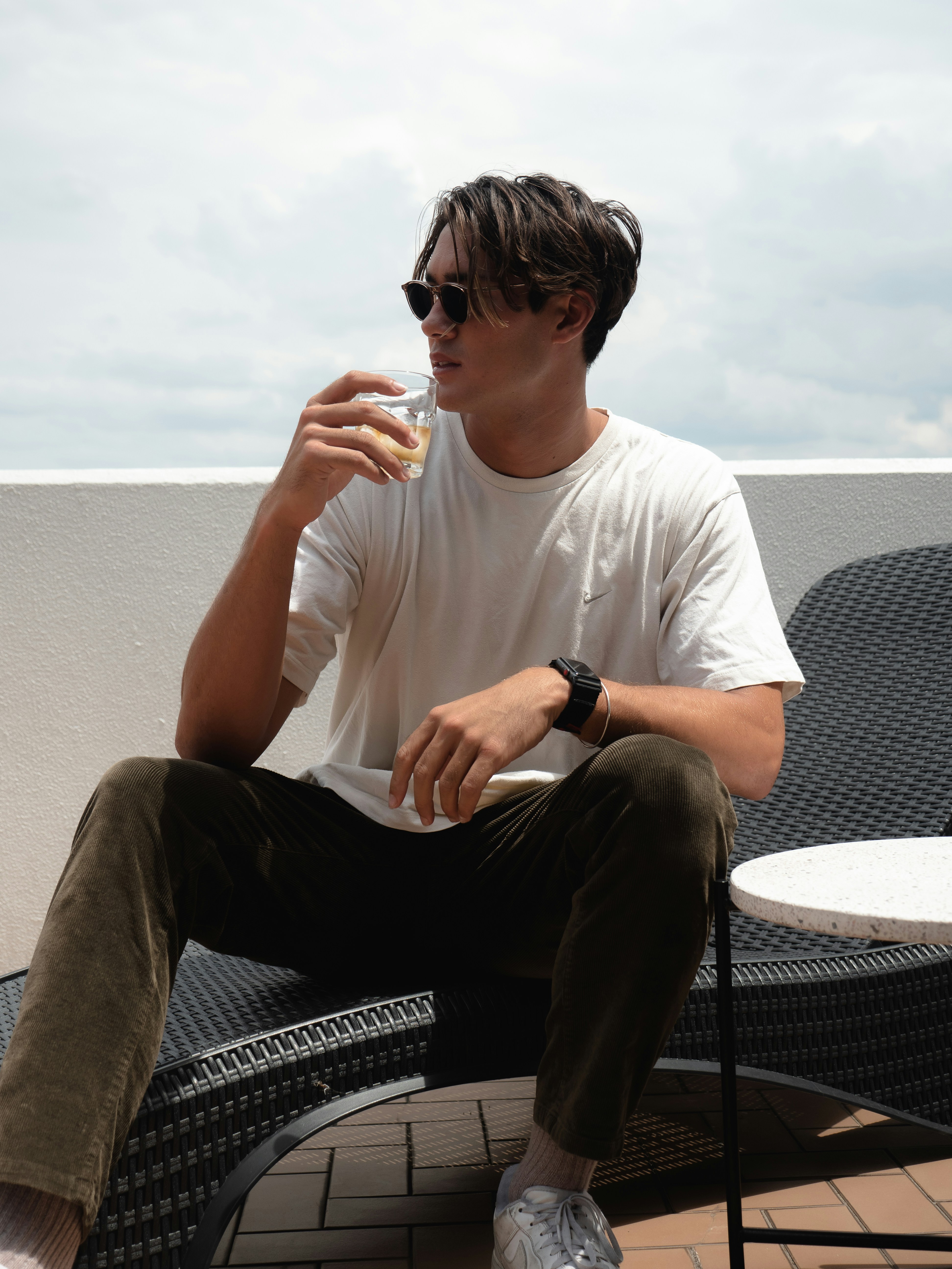 Male fashion model portrait